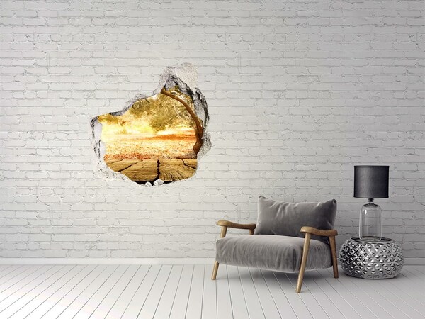 naklejka fototapeta 3D widok Ogród w promieniach słońca