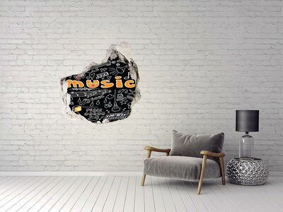 tegelstickers keuken De muzikale wereld achter de muur