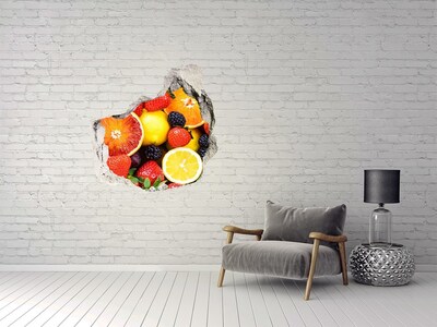 trapstickers natuur Fruitexplosie achter de muur