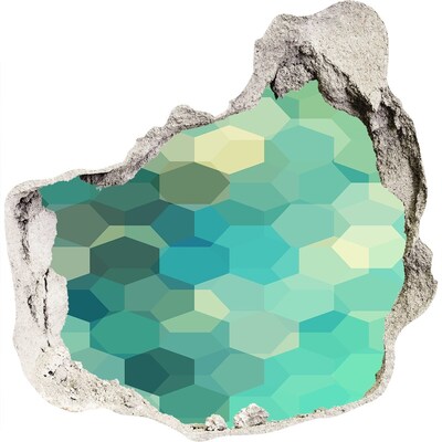 Dziura 3d fototapeta na ścianę Zatopione wody oceanu