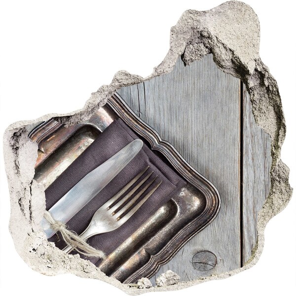 trapstickers natuur Een charmante eetkamer in rustieke stijl.