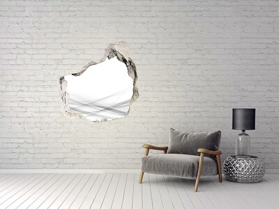 tegelstickers keuken Een verwoeste muur die uitkijkt over de ruimte.