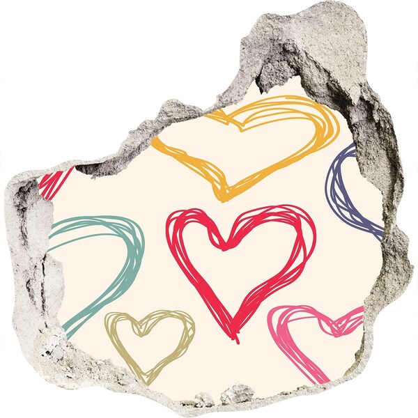 trapstickers natuur Hart aan de muur