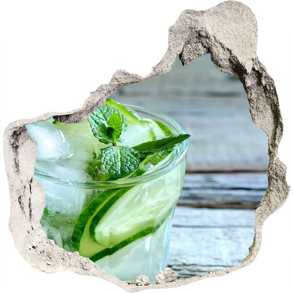 tegelstickers keuken Een verfrissende cocktail met munt.