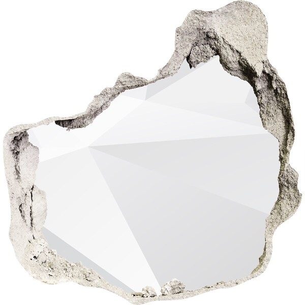 tegelstickers keuken Gebroken muur met lichtreflectie