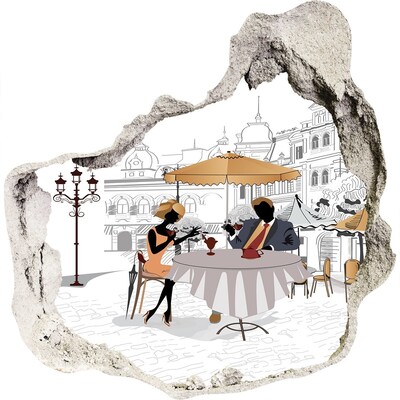 trapfolie café in Europese stijl