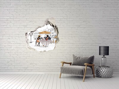 trapfolie café in Europese stijl