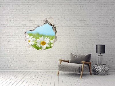 trapstickers natuur Bloemen in een groene weide