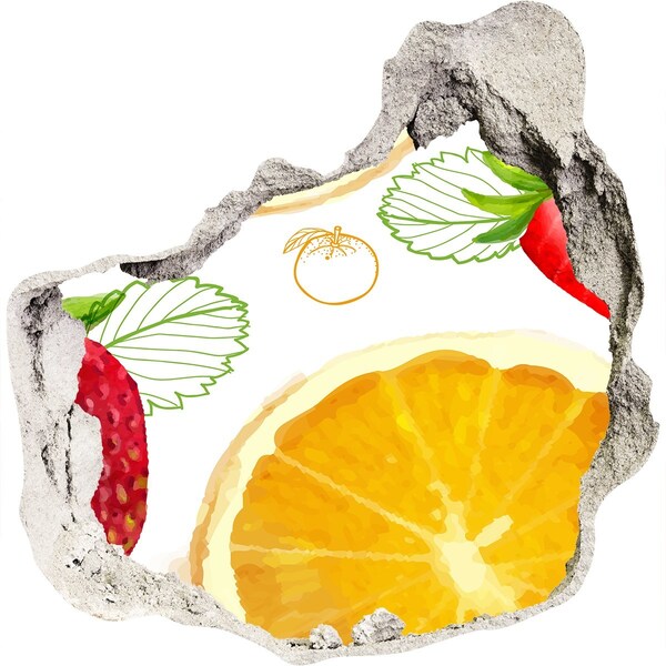 tegelstickers Fruitig paradijsje in een verborgen pareltje