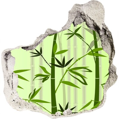 trapstickers mozaiek Groen bamboebos