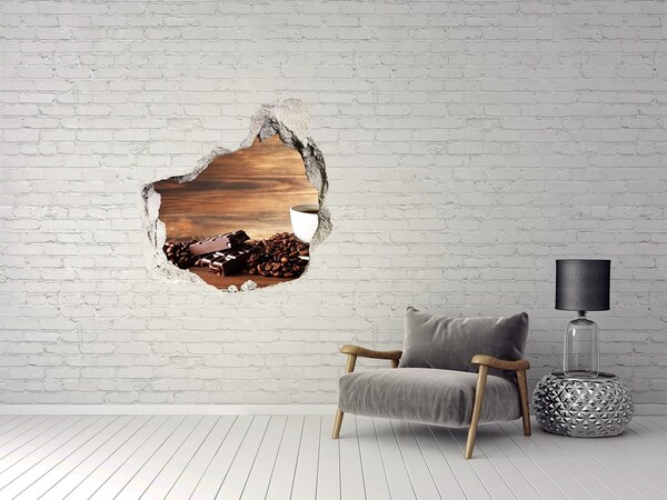 trapstickers tegels Koffiehoekje met chocolade