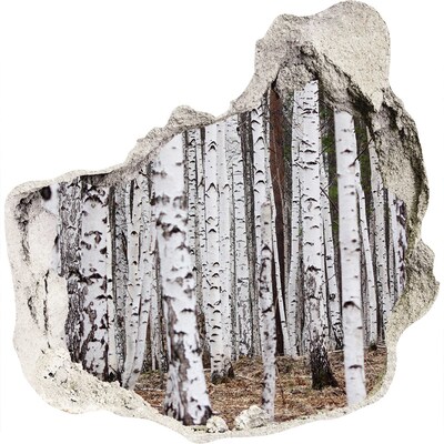 tegelstickers keuken Bosoase van witte berken