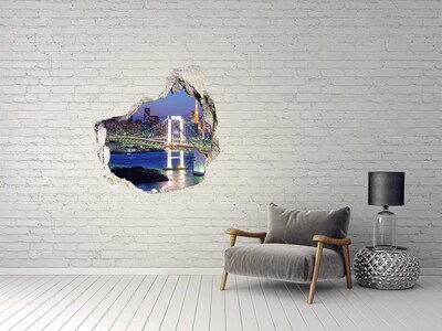 trapfolie De Tokyo-brug 's nachts