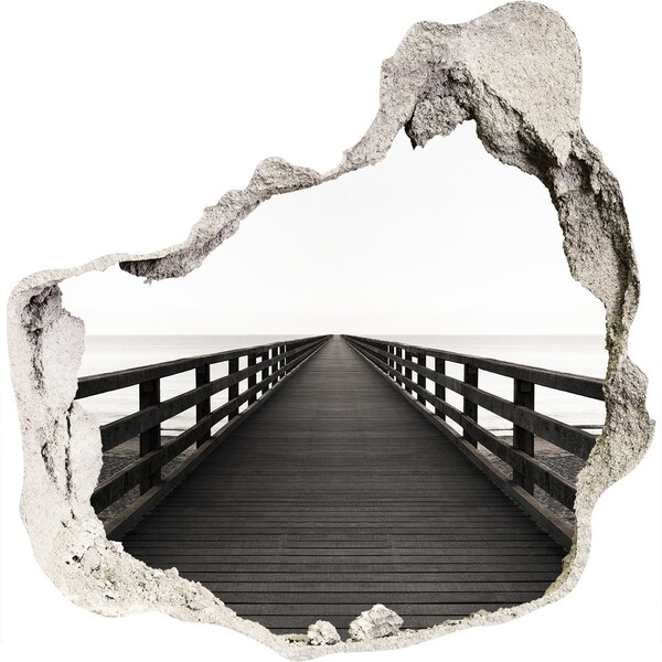 trapstickers natuur Pier aan zee