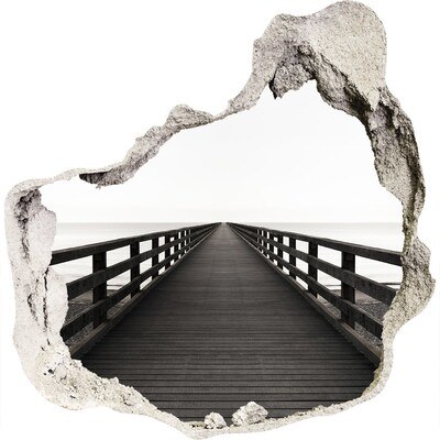 trapstickers natuur Pier aan zee