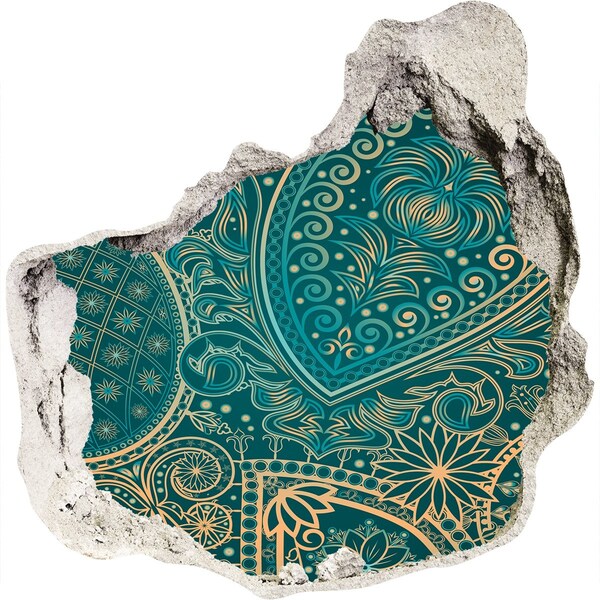 trapstickers tegels Groen boho-patroon