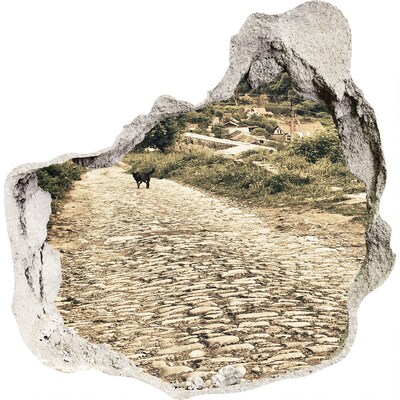 trapstickers mozaiek Een charmante landweg