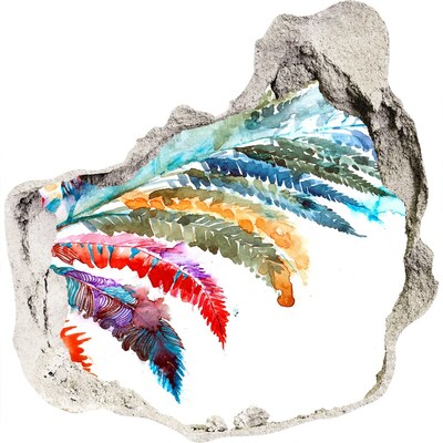 trapstickers mozaiek Een tropische oase in beton.