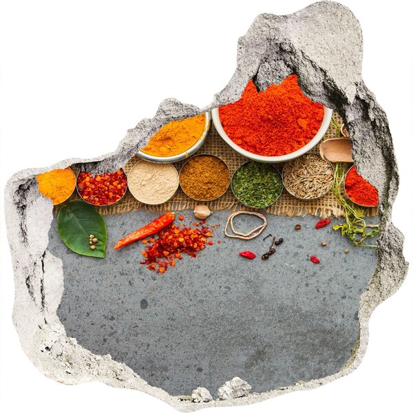 Samoprzylepna naklejka Kuchnia pełna przypraw