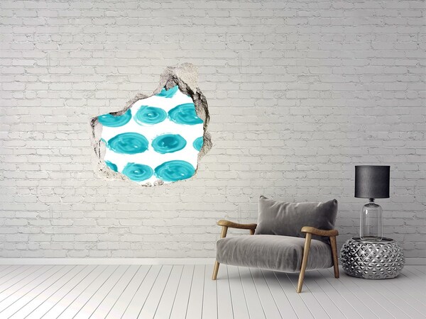 trapstickers tegels Turquoise water in het gat