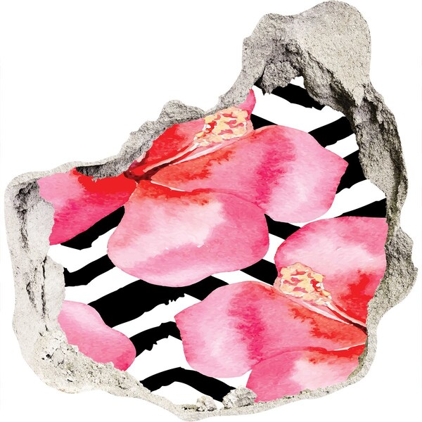 trapfolie Bloemengat in de muur