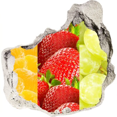 trapstickers mozaiek Fruitparadijs achter de muur