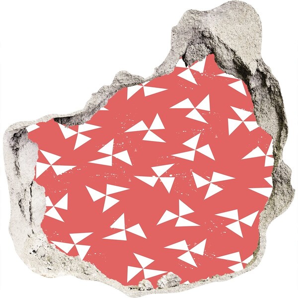 tegelstickers Patroon in een rode tint