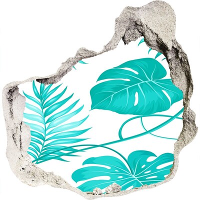 tegelstickers Tropisch paradijs achter de muur