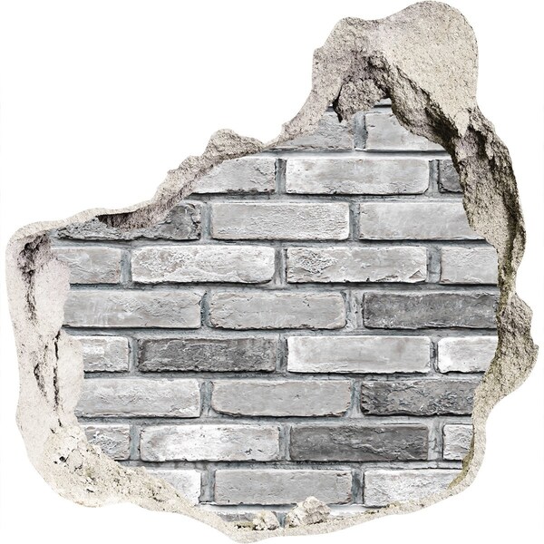 trapstickers natuur Beschadigde bakstenen muur