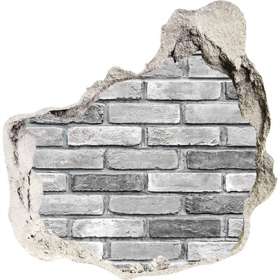 trapstickers natuur Beschadigde bakstenen muur