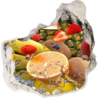 tegelstickers keuken Fruitparadijs achter de muur