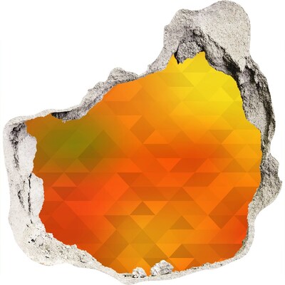 zelfklevende trapfolie Een vurige scheur in de muur