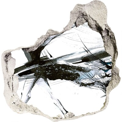 trapstickers natuur Moderne abstractie in een gat