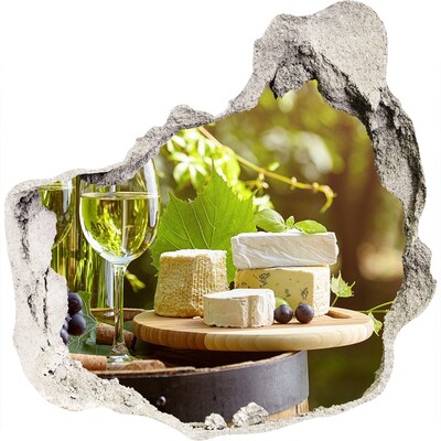 trapstickers mozaiek Genieten van kaas in de zon