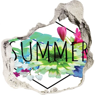 zelfklevende trapfolie De bloemenpracht van de zomer