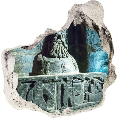 trapstickers natuur Oude grotsculptuur