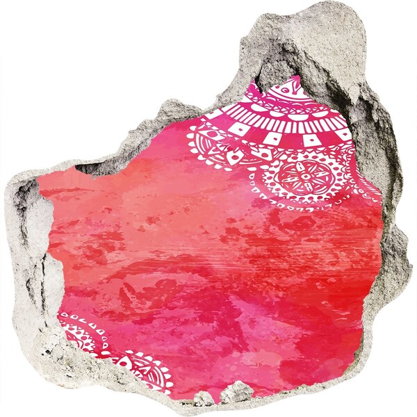 trapstickers tegels Kleurrijk gat in de muur