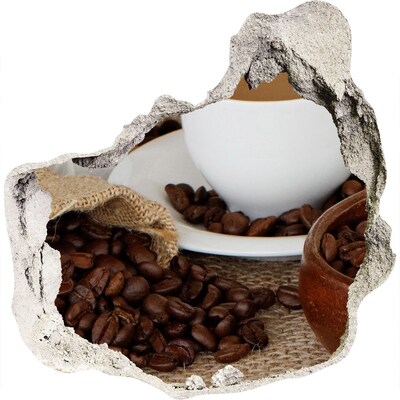 tegelstickers Koffie drinken in het comfort van je eigen huis.