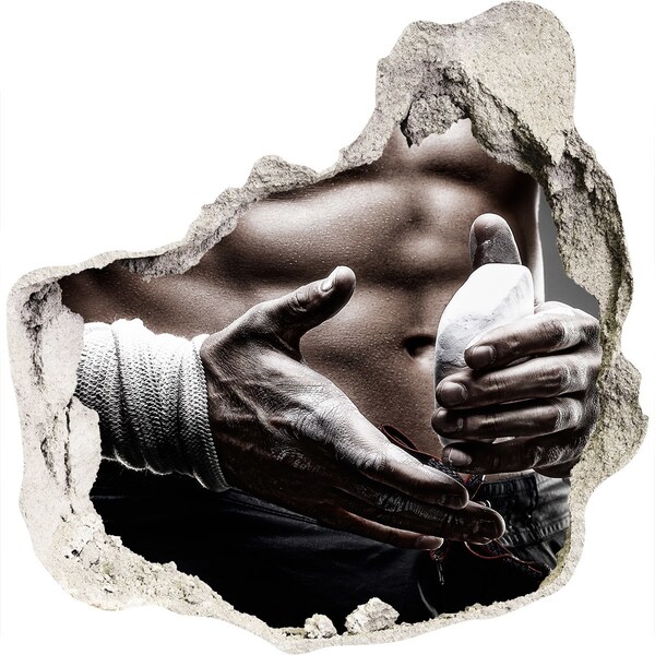 tegelstickers Kampioen in de vechtsport