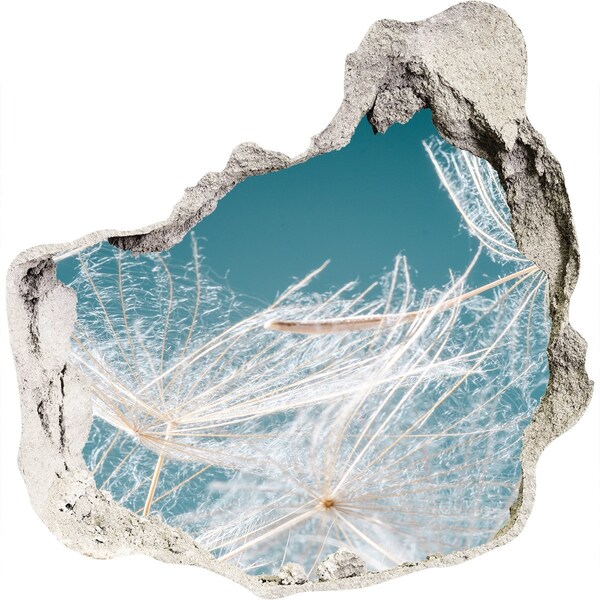 Samoprzylepna dziura naklejka Kwiatowe marzenia za ścianą