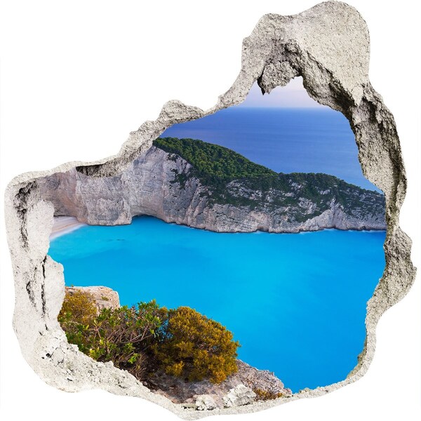 naklejka fototapeta 3D widok Zatoka Zakynthos