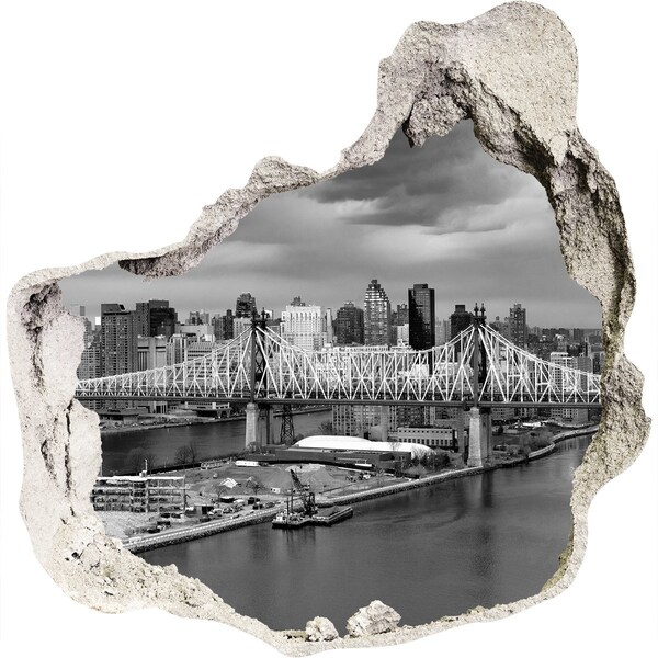 trapstickers mozaiek New York Bridge
