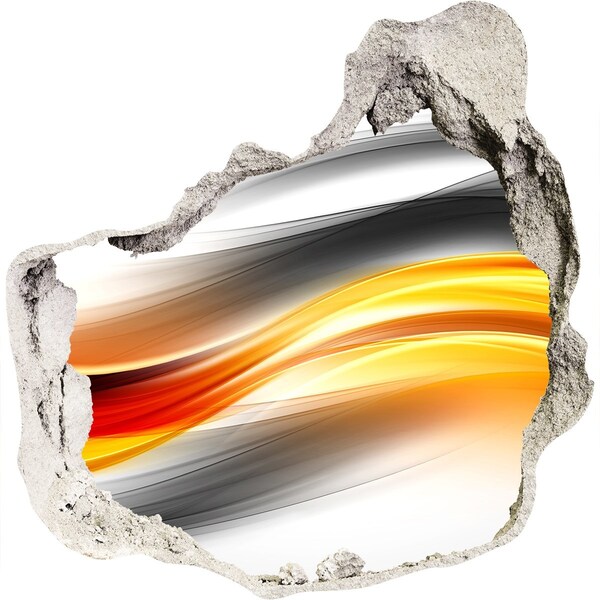 trapstickers natuur Een doorbraak in kleuren in beton