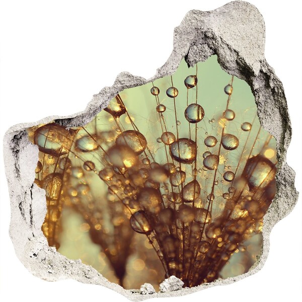 trapstickers tegels Druppels op delicate haartjes