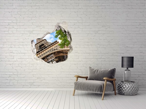 Samoprzylepna dziura naklejka Wieża Eiffla w Paryżu