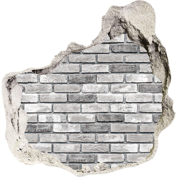 tegelstickers keuken Een verwoeste bakstenen muur