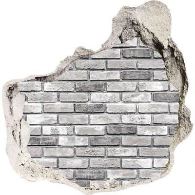 tegelstickers keuken Een verwoeste bakstenen muur