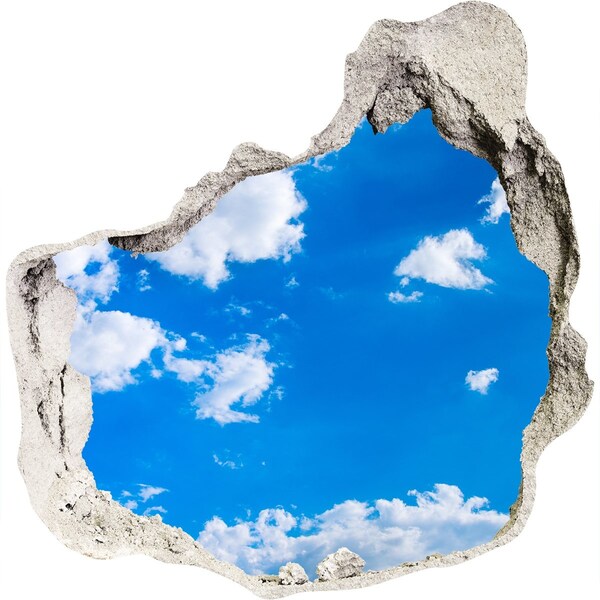 trapstickers natuur Blauwe lucht met wolken
