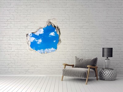 trapstickers natuur Blauwe lucht met wolken