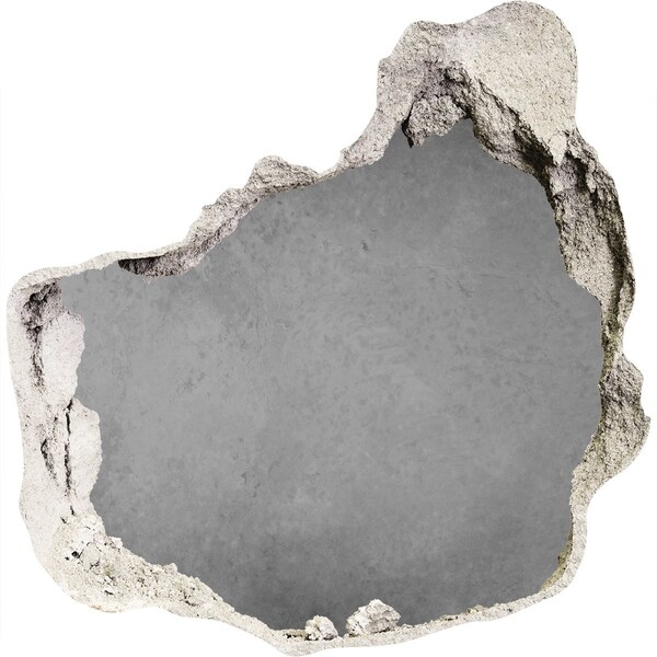 trapstickers mozaiek Gebarsten muur met zicht op het beton